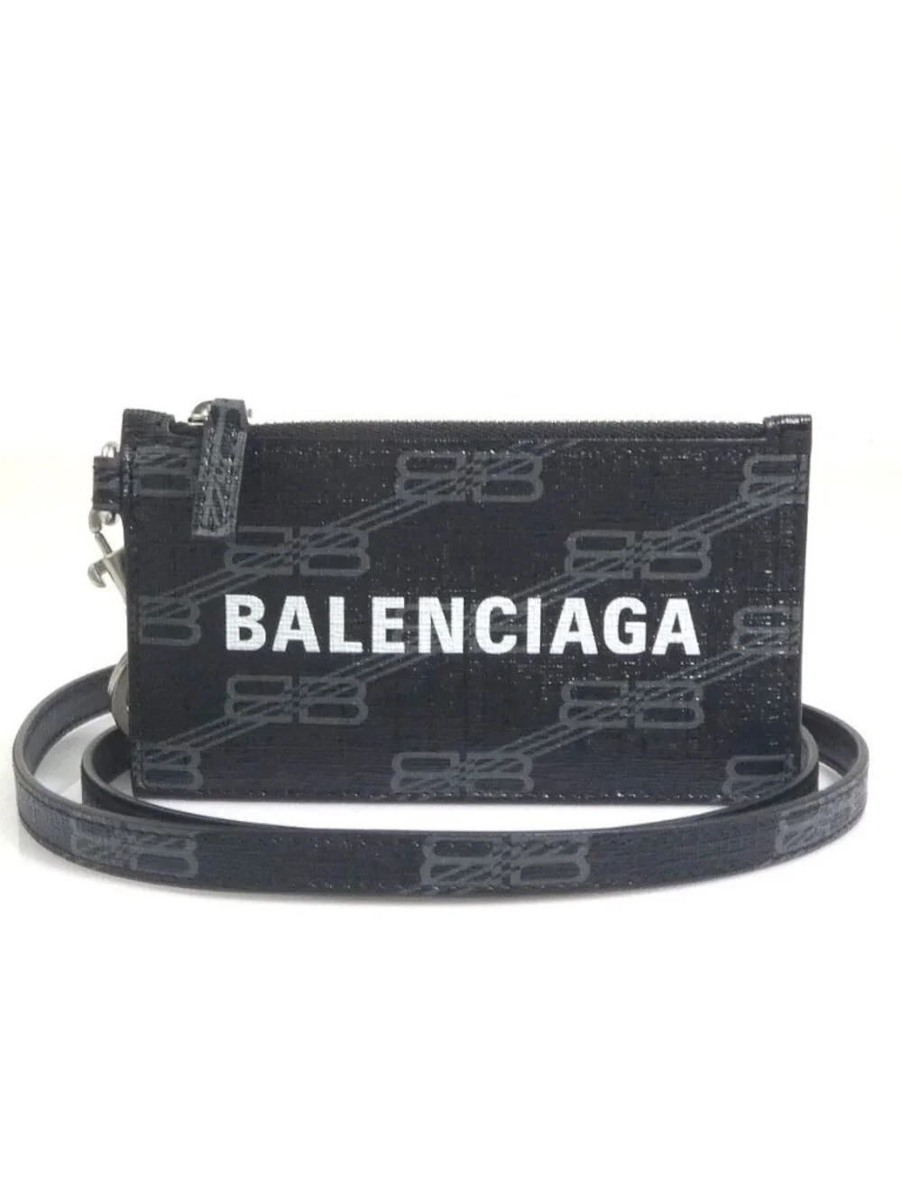 Balenciaga Coin Case Coin Purse Black